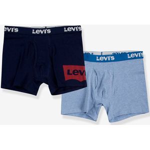 Levi's Kids Boxershort Batwing- set van 2 Donkerblauw/Lichtblauw