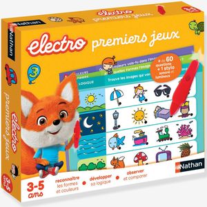 Diset Nathan Electro Animaux - Elektronisch educatief spel voor kinderen van 3-5 jaar | 60+ vragen voor logica en observatie