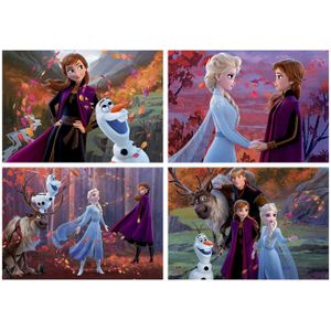 Set met 4 puzzels van 50 tot 150 stukjes Disney� Frozen 2 EDUCA roze