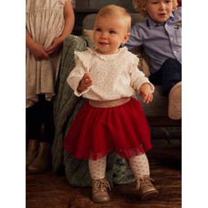 Babyset - T-shirt en Tule Rok - Geel - Katoen en Polyester