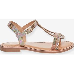 Leren kindersandalen Bada LES TROPEZIENNES� PAR M. BELARBI iriserend beige