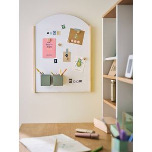 Collagelijst van metaal en hout beige