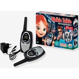 Oplaadbare walkie-talkie van BUKI zwart