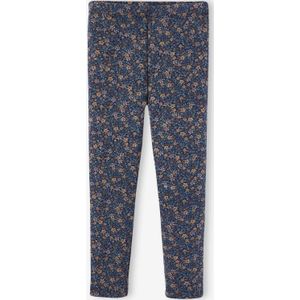 Meisjeslegging met fleecevoering marineblauw