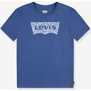 Levi's Kids T-shirt BATWING met Logo Helderblauw
