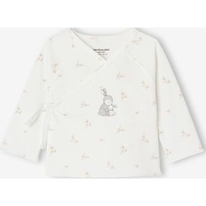 Romper voor pasgeborenen baby's BASICS in biokatoen ecru
