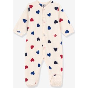 Boxpakje voor baby's in fleece PETIT BATEAU beige, bedrukt