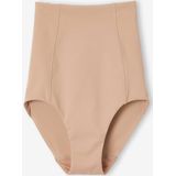 Naadloze taillehoge postpartum-shapewear broek beige