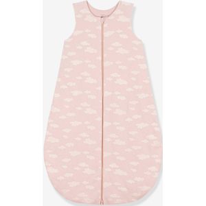 Fluwelen trappelzak baby's wolken PETIT BATEAU rozen