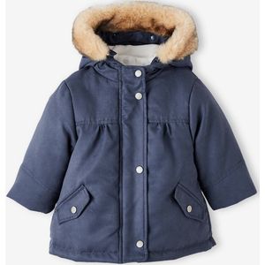 3-in-1 parka baby meisje marineblauw