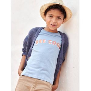 Jongensshirt met opschrift ""Bee cool"" hemelsblauw