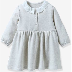 Babyjurk van sweatstof CYRILLUS gem�leerd beige