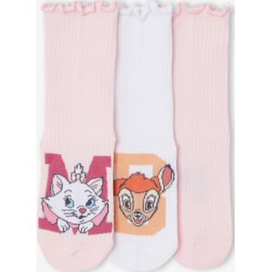 Set van 3 paar Disney� Animals sokken lichtroze