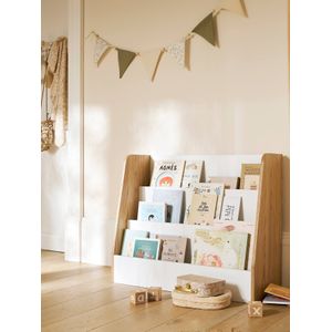 Boekenkast 3-etages - LIGNE YEL wit
