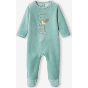 Pyjama jongensbaby Snoopy Peantus� saliegroen