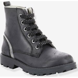 Meisjesboots Grooke KICKERS� zwart zilver