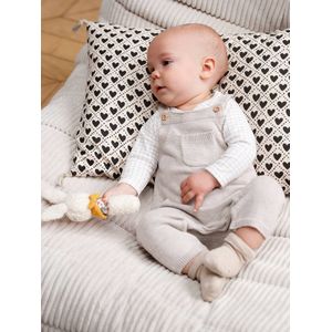 Tricot babytuinbroek gem�leerd beige