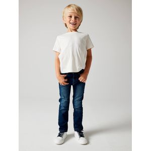 Rechte jeans voor jongens MorphologiK ""waterless"" met heupomtrek Medium ruw denim