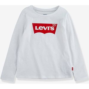 Levi's Kids Longsleeve Batwing met Logo Wit