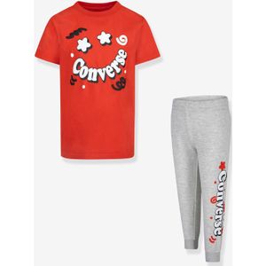 Sportset shirt + jogging voor jongens CONVERSE antraciet