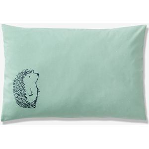 Kussensloop baby Bio Collection LOVELY NATURE groen/ivoor