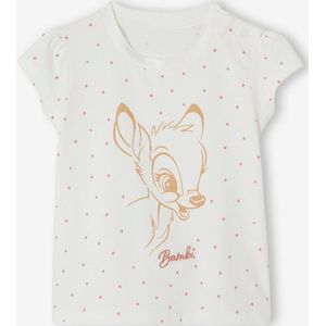 Baby-T-shirt voor meisjes Disney� Bambi wit met print