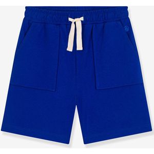 Jongensshort van katoen PETIT BATEAU marineblauw