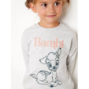 Disney� Bambi meisjessweater gechineerd levendig grijs