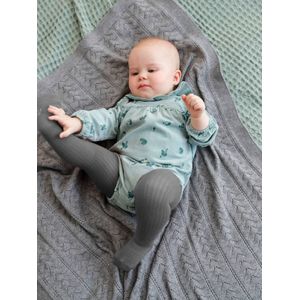 Fluwelen baby overall met print medium groen aop - 15-4706 tcx