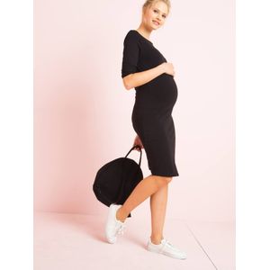 Zwangerschaps-potloodjurk zwart