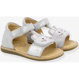 Babysandalen Tity Mousse SHOO POM� zilver