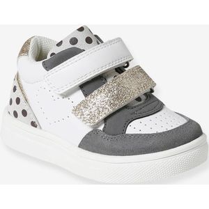 Sneakers met klittenband voor baby's wit