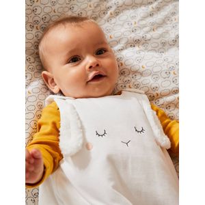 Mouwloze slaapzak in LITTLE SHEEP Oeko-Tex� ecru