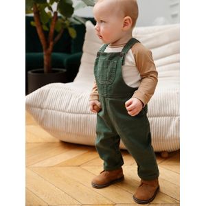 Set T-shirt + salopette babyjongen dennen