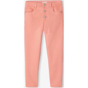 Broek Mom fit MorphologiK Fin meisjes perzik