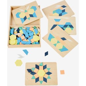 FSC�-hout tangram meerkleurig