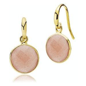 Prima Donna earrings small Peach Moonstone