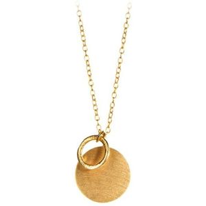 Coin & Circle necklace