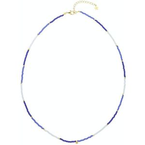 Line Necklace Blue