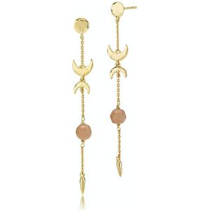 Mie Moltke Long Earrings With Pearls