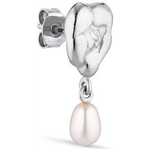Drippy Earstud With Pearl Pendant