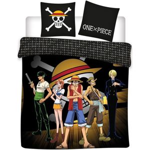 One Piece Dekbedovertrek ONE X PIECE 240 x 200 cm polykatoen