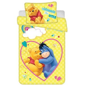 Winnie The Pooh smile dekbedovertrek 100 x135 cm - Katoen