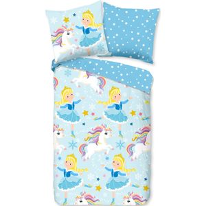 Dekbedovertrek - Katoen - Grijs - Streep