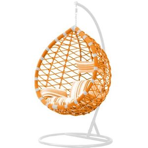 Rijoka Hangstoel Waves | Exclusief Dutch Design | Oranje Schommelstoel