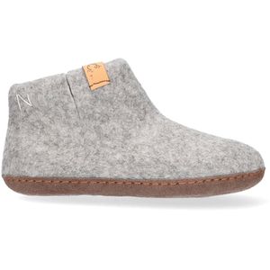 Tofvel Pantoffels Unisex Luna Grijs Wolvilt