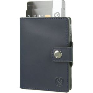 Card Case Wallet Vintage Blue