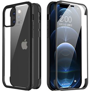Full Cover Tempered Glass Zwart iPhone 12 Pro Max