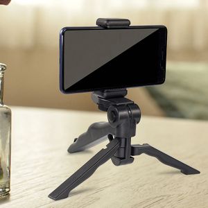 TEMU Verstellbares Mini-Stativ für Kamera und Telefon, ABS-Material, multidirektional drehbare Halterung, Schreibtisch-Sendeunterstützung, digitales Geschenkzubehör
