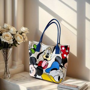 TEMU Disney Große Kapazität Tasche Mouse Niedliche Cartoon Schulterhandtasche für Frauen